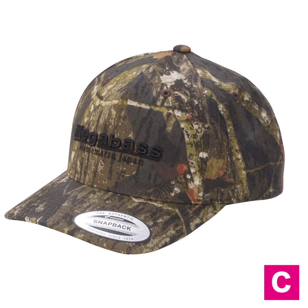 Casquette Megabass Classic Camo Mossy Black