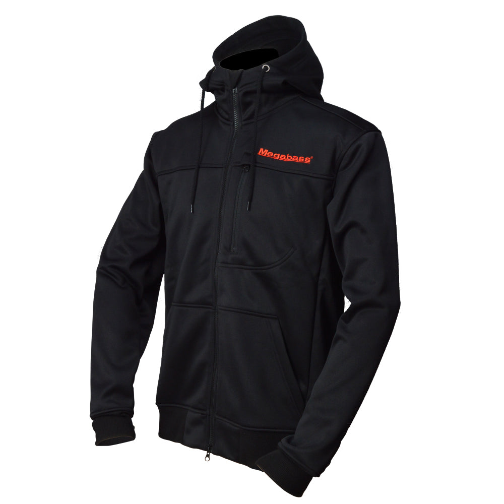 Megabass Hybrid Hoodie - BLACK