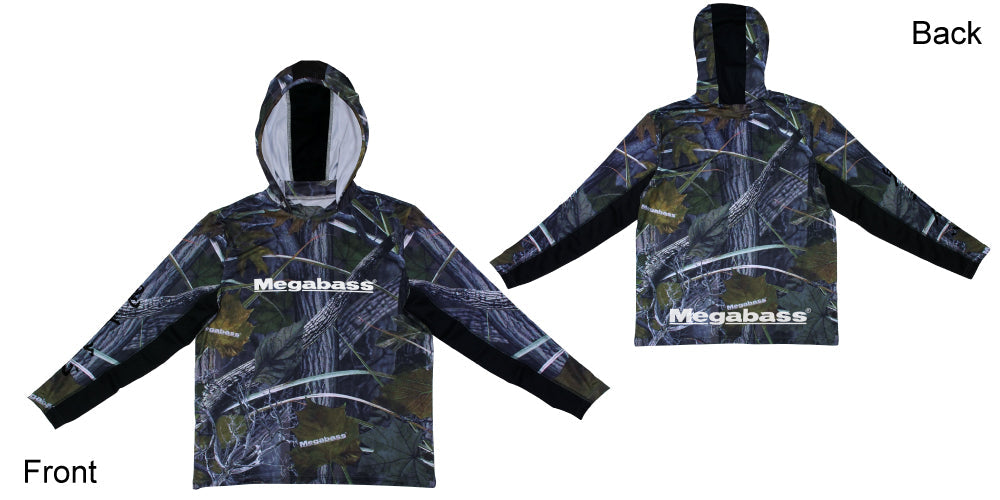 Megabass Game Hoodie - Real Camo