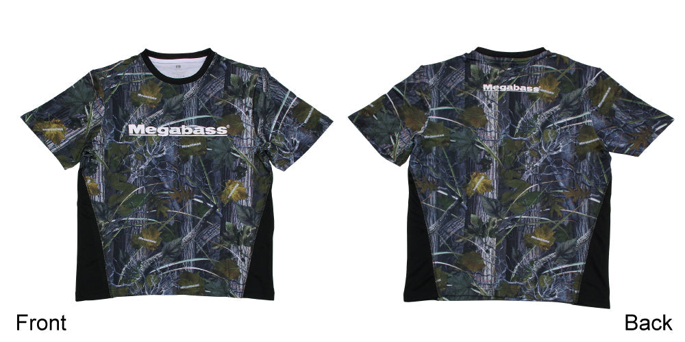 Megabass Game T-Shirts - Real Camo