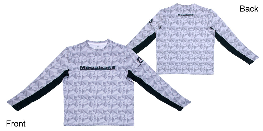 Megabass Game Long Sleeve - White